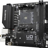 Gigabyte A520I AC Ultra Durable AMD AM4 Socket Motherboard, Mini-ITX, 2x DDR4 Slots, 1x M.2 Socket, GbE LAN, Wi-Fi 5, 1x Display Port 1.4 / 2x HDMI Ports