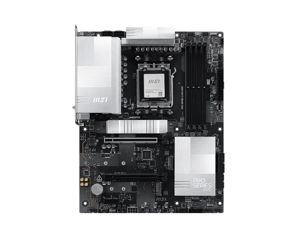 MSI PRO X870E-S EVO WIFI motherboard AMD X870E Socket AM5 ATX