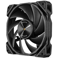 Antec NOVA 120 PWM Fan - High-Performance Cooling with Fluid Dynamic Bearing, Precise Three-Phase Speed Control, Industrial-Grade Metal Construction, and Dustproof Design