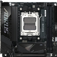 Gigabyte B850I AORUS PRO AMD AM5 Socket Motherboard, Mini-ITX, 2x DDR5 Slots, 2x M.2 Sockets, Fitted I/O Shield, 2.5GbE LAN, Wi-Fi 7, 1x HDMI Port