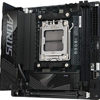 Gigabyte B850I AORUS PRO AMD AM5 Socket Motherboard, Mini-ITX, 2x DDR5 Slots, 2x M.2 Sockets, Fitted I/O Shield, 2.5GbE LAN, Wi-Fi 7, 1x HDMI Port