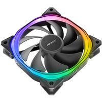 Antec Fusion 120mm ARGB, Black, Upto 2000RPM, 57.93CFM Airflow, 31.24dB Max, 4-pin PWM 3-pin LED