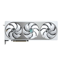 Gigabyte NVIDIA GeForce RTX 5070 AERO OC 12GB GDDR7 Graphics Card, 6144 CUDA Cores, 2625 MHz Core Clock, Triple Fan, White, RGB, 3x DisplayPorts / 1x HDMI Port