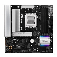 ASRock A620AM PRO RS AMD Socket AM5 Motherboard, 4x DDR5 Slots, 3x M.2 Socket, 2.5GbE LAN, 1x HDMI Port/ 1x DisplayPort