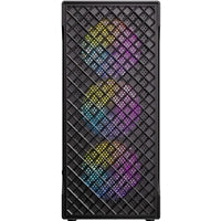 Antec VX320 ARGB Mid-Tower Gaming PC Case - Pre-Installed 4 x 120mm ARGB Fans, Tempered Glass Side Panel, High-Airflow Mesh Front - ATX/Micro-ATX/ITX