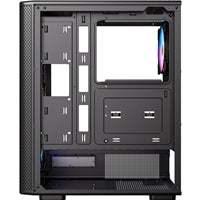 Antec VX310 ARGB Mid-Tower Gaming PC Case - Pre-Installed 4 x 120mm ARGB Fans, Tempered Glass Side Panel, High-Airflow Mesh Front - ATX/Micro-ATX/ITX