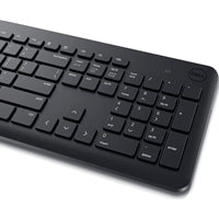 Dell KM3322W-R Wireless Keyboard and Mouse Set for Windows, 2.4GHz Wireless, QWERTY UK English Layout, Black