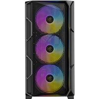 Antec AX1000 ARGB Mid-Tower Gaming PC Case, Full Mesh Front, Tempered Glass, Steel/Plastic, 4 x 120mm ARGB Fans, E-ATX, ATX/Micro-ATX/ITX Compatible