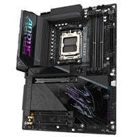 Gigabyte X870E AORUS PRO X3D AMD AM5 Socket Motherboard, ATX, 4x DDR5 Slots, 4x M.2 Sockets, Fitted I/O Shield, 5GbE LAN, Wi-Fi 7, 1x HDMI Port / 2x USB-C (USB4)
