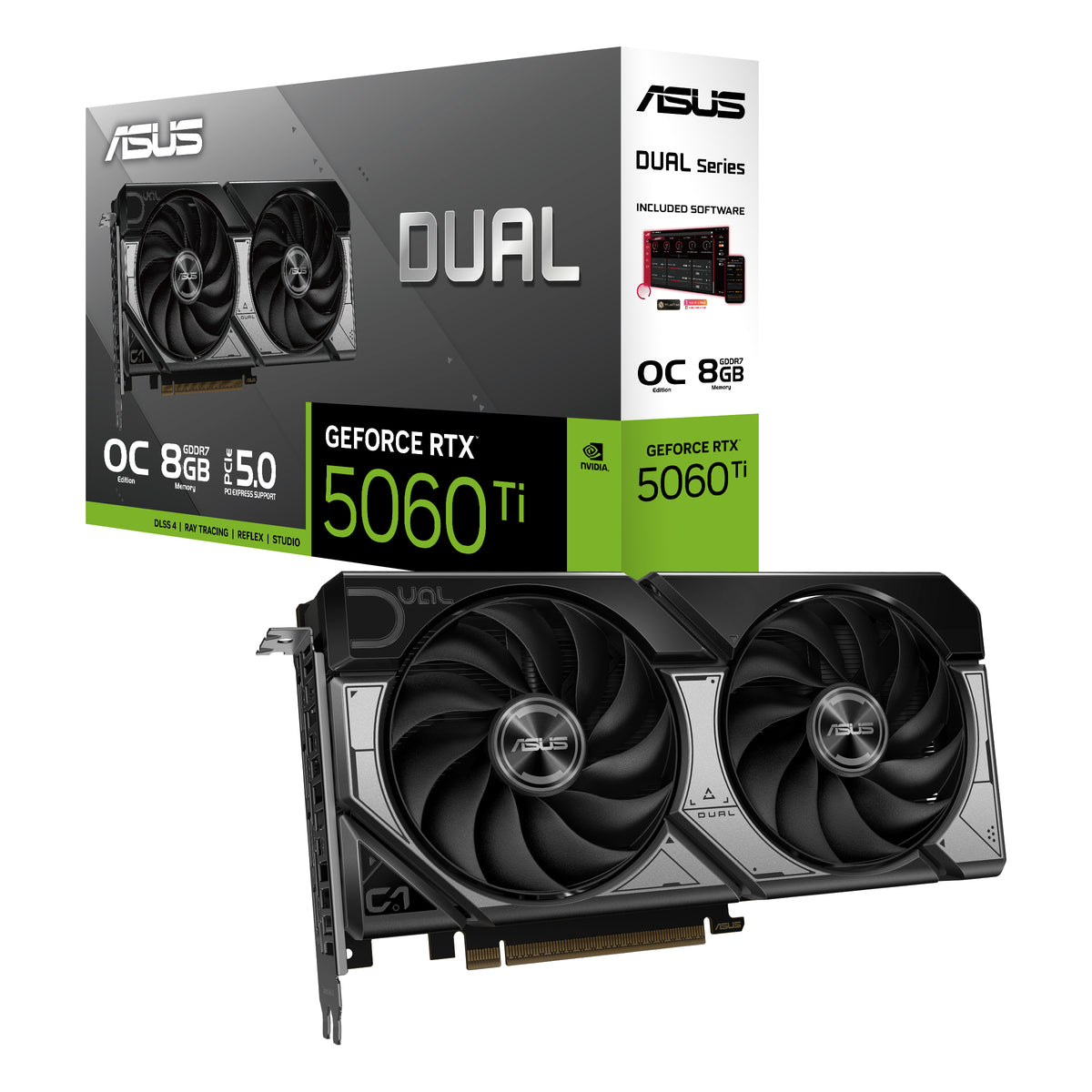 ASUS Dual -RTX5060TI-O8G NVIDIA GeForce RTX 5060 Ti 8 GB GDDR7