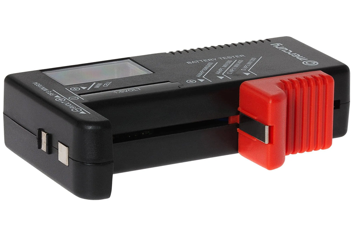 Universal Analogue Battery Tester for AA, AAA, C, D, 9V PP3 & Coin Button Cells