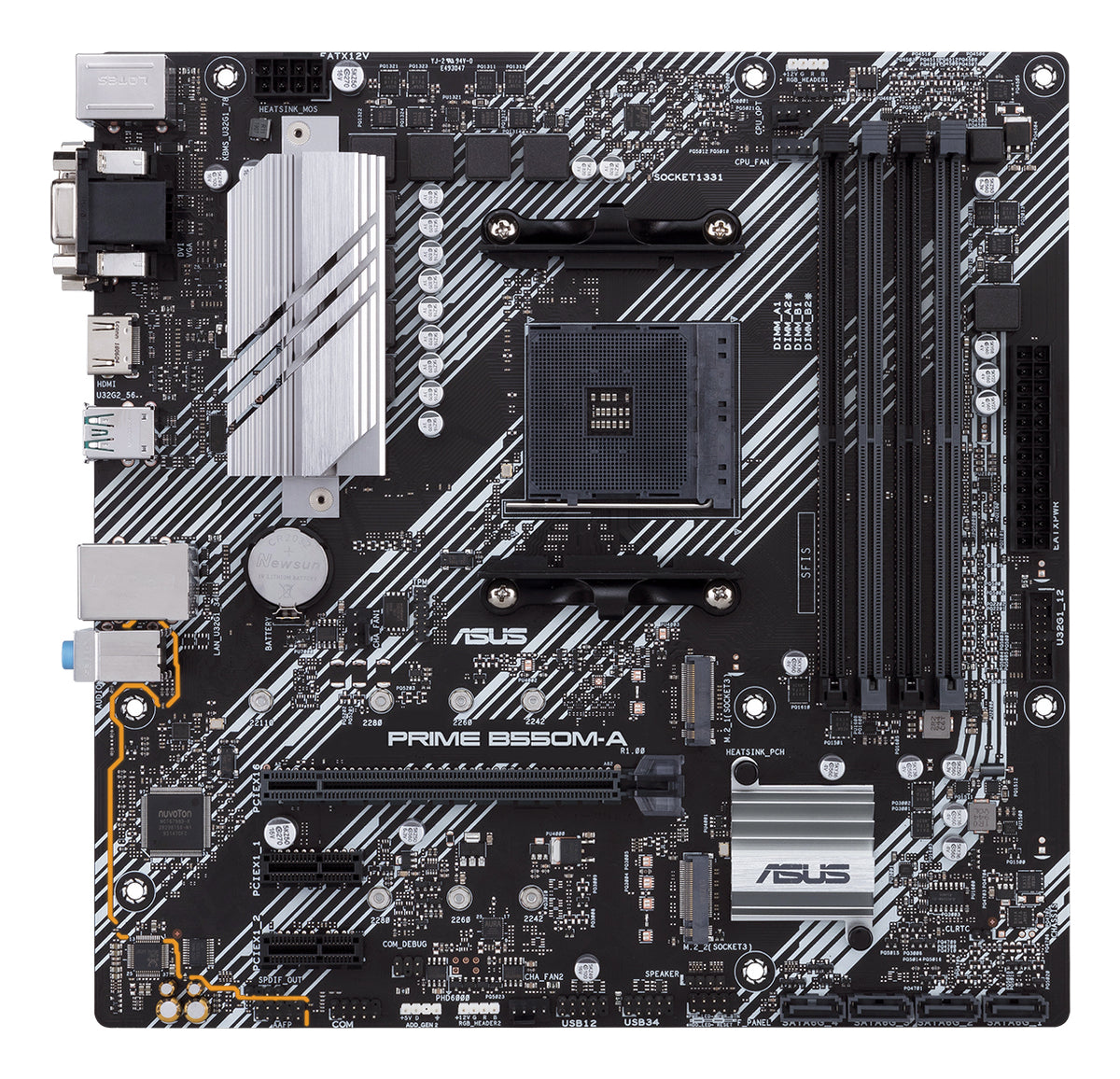 ASUS Prime B550M-A/CSM AMD B550 Socket AM4 micro ATX