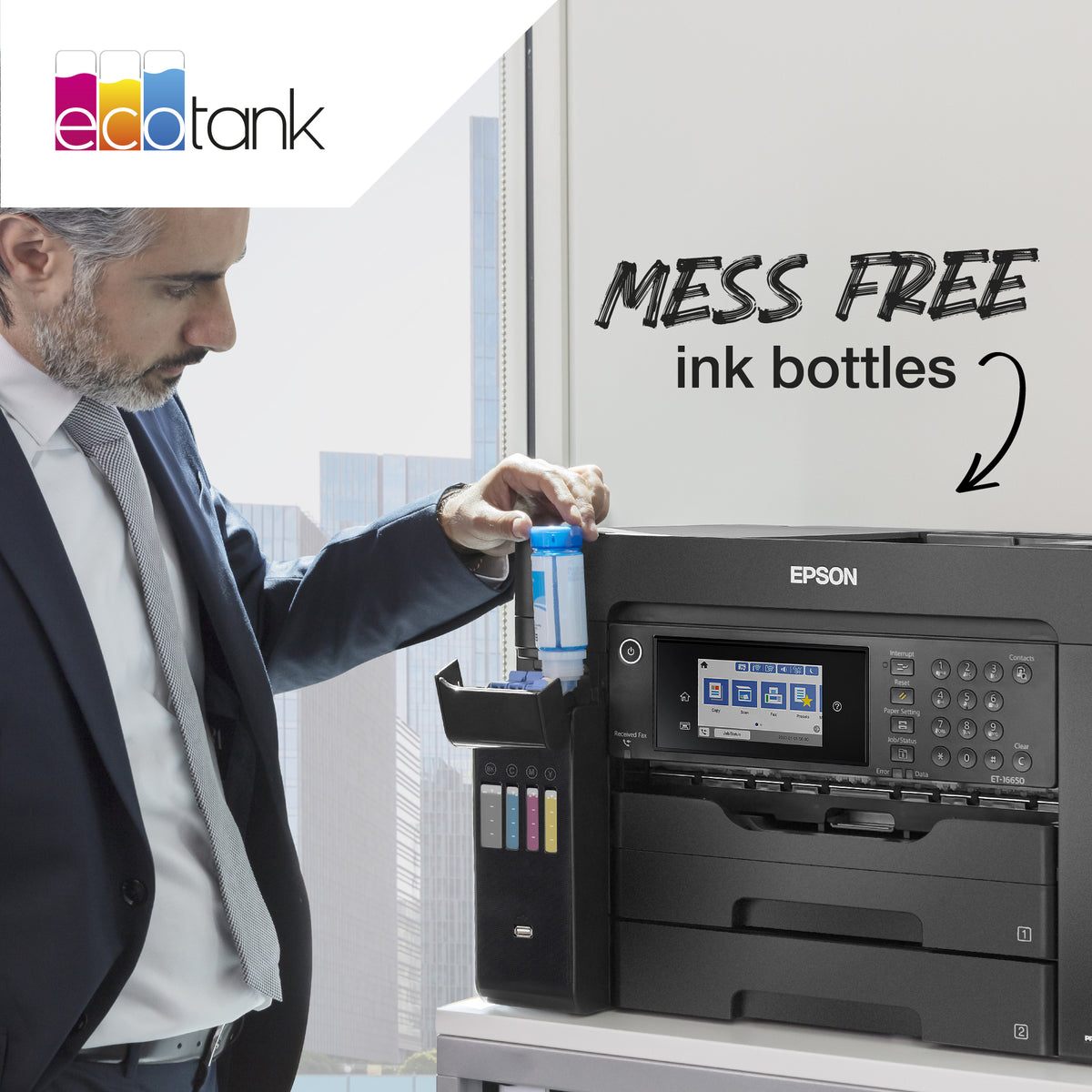 Epson 113 EcoTank Pigment Magenta ink bottle