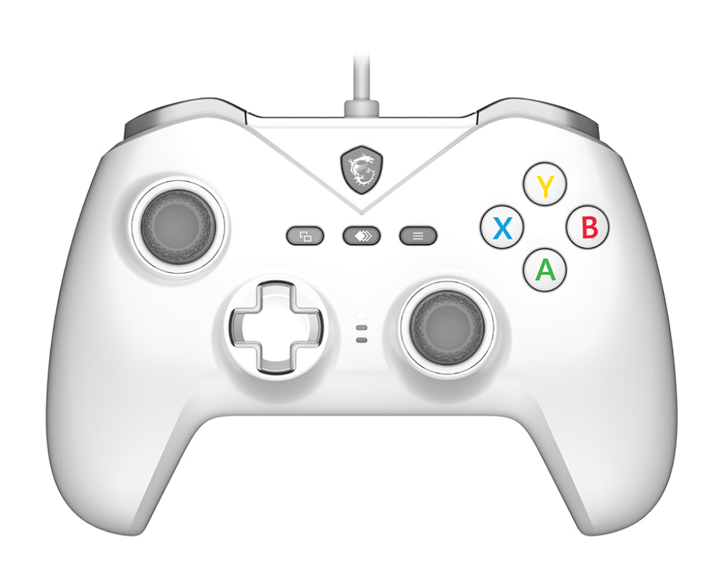 MSI FORCE GC200 WHITE Gaming Controller USB Gamepad Analogue / Digital Android, PC