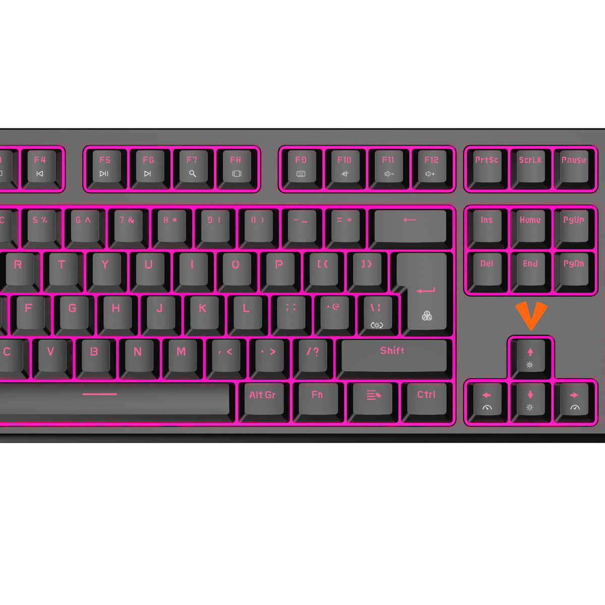 VIDA MAGNA MAGNETIC USB RGB keyboard Gaming QWERTY UK English Black