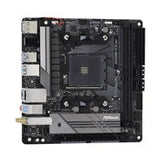 ASRock A520M-ITX/ac AMD AM4 Socket Motherboard, Mini-ITX, 2x DDR4 Slots, 1x M.2 Socket, GbE LAN, Wi-Fi 5, 1x DisplayPort / 1x HDMI Port