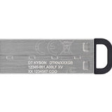 Kingston DataTraveler Kyson 128GB USB 3.2 Capless Metal USB Flash Drive