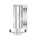 DeepCool AK400 WH Fan CPU Cooler, Universal Socket, High Performance 120mm Silent Hydro Bearing PWM White Fan, 1850RPM, 4 Heat Pipes, Unique Matrix Fin Design, White Version, Intel LGA 1700 Bracket Included