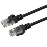 Prevo CAT6-BLK-20M Network Cable, RJ45 (M) to RJ45 (M), CAT6, 20m, Black, Oxygen Free Copper Core, Sturdy PVC Outer Sleeve & Clip Protector, Retail Box Packaging