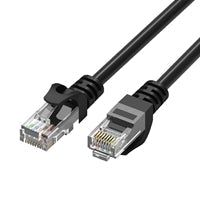 Prevo CAT6-BLK-20M Network Cable, RJ45 (M) to RJ45 (M), CAT6, 20m, Black, Oxygen Free Copper Core, Sturdy PVC Outer Sleeve & Clip Protector, Retail Box Packaging
