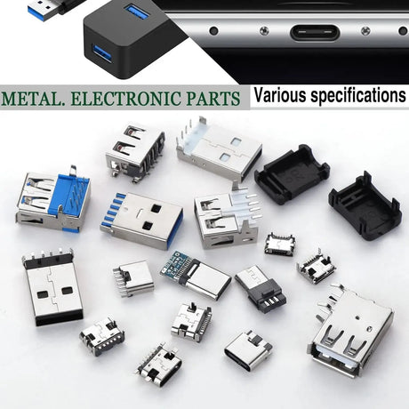 180pcs USB Connector Assortment