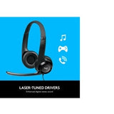 Logitech H390 USB Headset with Noise-Cancelling Mic