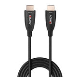 Lindy 38510 10m HDMI (M) 2.1 Anthra Line 7680x4320@60Hz / 3840x2160@120Hz Fibre Optic Hybrid Cable - Black