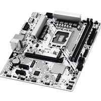 ASRock B760M-HDV/M.2 Intel 1700 Socket Motherboard, Micro-ATX, 2x DDR5 Slots, 2x M.2 Sockets, 2.5GbE LAN, 1x D-Sub / 1x DisplayPort / 1x HDMI Port