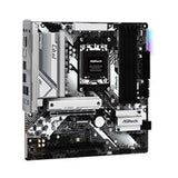 ASRock B650M Pro RS AMD AM5 Socket Motherboard, Micro-ATX, 4x DDR5 Slots, 3x M.2 Sockets, Fitted I/O Shield, 2.5GbE LAN, 1x DisplayPort / 1x HDMI Port