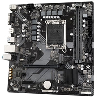 Gigabyte B760M H DDR4 Ultra Durable Intel 1700 Socket Motherboard, Micro-ATX, 2x DDR4 Slots, 2x M.2 Sockets, GbE LAN, 1x D-Sub / 1x HDMI Port