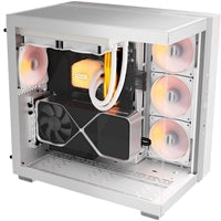 be-quiet! Light Base 600 LX, White, Midi-Tower ATX Case, Massive ARGB LED Strip, Full Windowed Design, 4x Light Wings LX 120mm PWM fans included