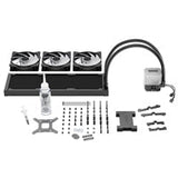 be quiet! Light Loop 360mm AIO Liquid Cooler - High-Performance ARGB All-in-One Water Cooling System with Triple Light Wings LX PWM Fans