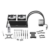 be quiet! Light Loop 240mm Liquid Cooler - High-Performance ARGB All-in-One Water Cooling System with Dual Light Wings LX PWM Fans