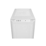 be quiet! Pure Base 501 Airflow Window White ATX Mid Tower Case with USB-A, USB-C, 2 x Pure Wings 2 140mm Black PWM Fans, Sleek Front Panel and Airflow Cover