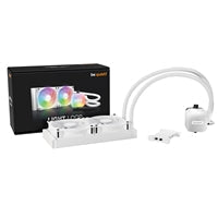 be quiet! Light Loop 240mm AIO CPU Liquid Cooler, High-Performance ARGB Lighting, Dual 120mm PWM Fans, Ultra-Quiet Operation, Easy Maintenance, Intel/AMD Compatible, White