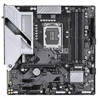 Gigabyte B760M GAMING PLUS WIFI DDR4 Intel 1700 Socket Motherboard, Micro-ATX, 4x DDR4 Slots, 2x M.2 Sockets, Fitted I/O Shield, GbE LAN, Wi-Fi 6, 1x DisplayPort / 1x HDMI Port