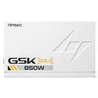 Antec GSK ATX3.1 850W Power Supply, White,80 PLUS Gold, Full Modular, PCIe 5.1, JP Capacitors, Silent FDB Fan, CircuitShield Protection