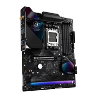 ASRock B850 Riptide WiFi PHANTOM GAMING AMD AM5 Socket Motherboard, ATX, 4x DDR5 Slots, 4x M.2 Sockets, Fitted I/O Shield, 2.5GbE LAN, Wi-Fi 7, 1x HDMI Port