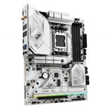 ASRock B850 Steel Legend WiFi AMD AM5 Socket Motherboard, ATX, 4x DDR5 Slots, 4x M.2 Sockets, Fitted I/O Shield, 2.5GbE LAN, Wi-Fi 7, 1x HDMI Port