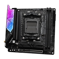 ASRock B850I Lightning WiFi PHANTOM GAMING AMD AM5 Socket Motherboard, Mini-ITX, 2x DDR5 Slots, 2x M.2 Sockets, Fitted I/O Shield, 2.5GbE LAN, Wi-Fi 6E, 1x HDMI Port / 1x USB-C