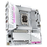 Gigabyte B860M AORUS ELITE WIFI6E ICE Intel 1851 Socket Motherboard, Micro-ATX, 4x DDR5 Slots, 3x M.2 Sockets, Fitted I/O Shield, 2.5GbE LAN, Wi-Fi 6E, 1x DisplayPort / 1x HDMI / 1x USB-C (USB4)