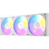 Antec Connect 120 ARGB White Reverse 3-Pack 120mm PWM Fans with Daisy Chain Design and Vibration-Absorbing Pads