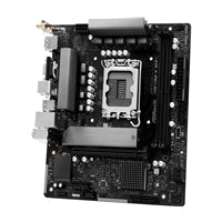 ASRock H810M-X WIFI Intel Socket 1851 Motherboard, 2x DDR5 DIMM Slots, 1x M.2 Socket, 2.5G LAN, WiFi 5, 1x HDMI Port / 1x DisplayPort