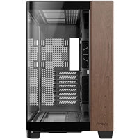ANTEC Constellation C8 Dual Chamber Case, Gaming, Curve Wood, Full Tower, 2 x USB 3.0 / 1 x USB Type-C, Super wide angle single curved glass with exotic wood, E-ATX, ATX, Micro ATX, ITX
