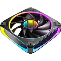 Antec Orbit 120 ARGB 120 mm PWM Fan Triple Pack  - 120 mm x 28 mm, Fluid Dynamic Bearing, 200-2000 RPM, 66.72 CFM, aRGB Lighting, Anti-Vibration Pads