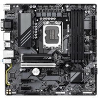 Gigabyte B760M DS3H GEN5 Intel Socket 1700 Motherboard, Micro ATX, 4x DDR5 Slots, 2x M.2 Sockets, 2.5GbE LAN, 1x D-Sub / 1x DisplayPort / 1x HDMI Port