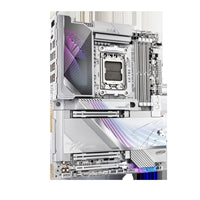 Gigabyte X870E AORUS MASTER X3D ICE AMD AM5 Socket Motherboard, ATX, 4x DDR5 Slots, 5x M.2 Sockets, Fitted I/O Shield, 10GbE LAN, Wi-Fi 7, 1x HDMI Port / 2x USB-C (USB4)