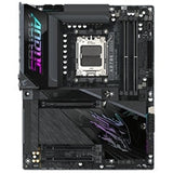 Gigabyte X870E AORUS PRO X3D AMD AM5 Socket Motherboard, ATX, 4x DDR5 Slots, 4x M.2 Sockets, Fitted I/O Shield, 5GbE LAN, Wi-Fi 7, 1x HDMI Port / 2x USB-C (USB4)