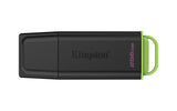 Kingston Technology DataTraveler 256GB Portable USB 3.2 Gen 1 Exodia Black/Green