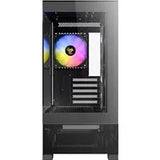 ANTEC CX500M Micro Tower Gaming Case, Black, ARGB, 2 x USB 3.0 / 1 x USB Type-C, Tempered Glass Side Panel, Micro-ATX/ITX